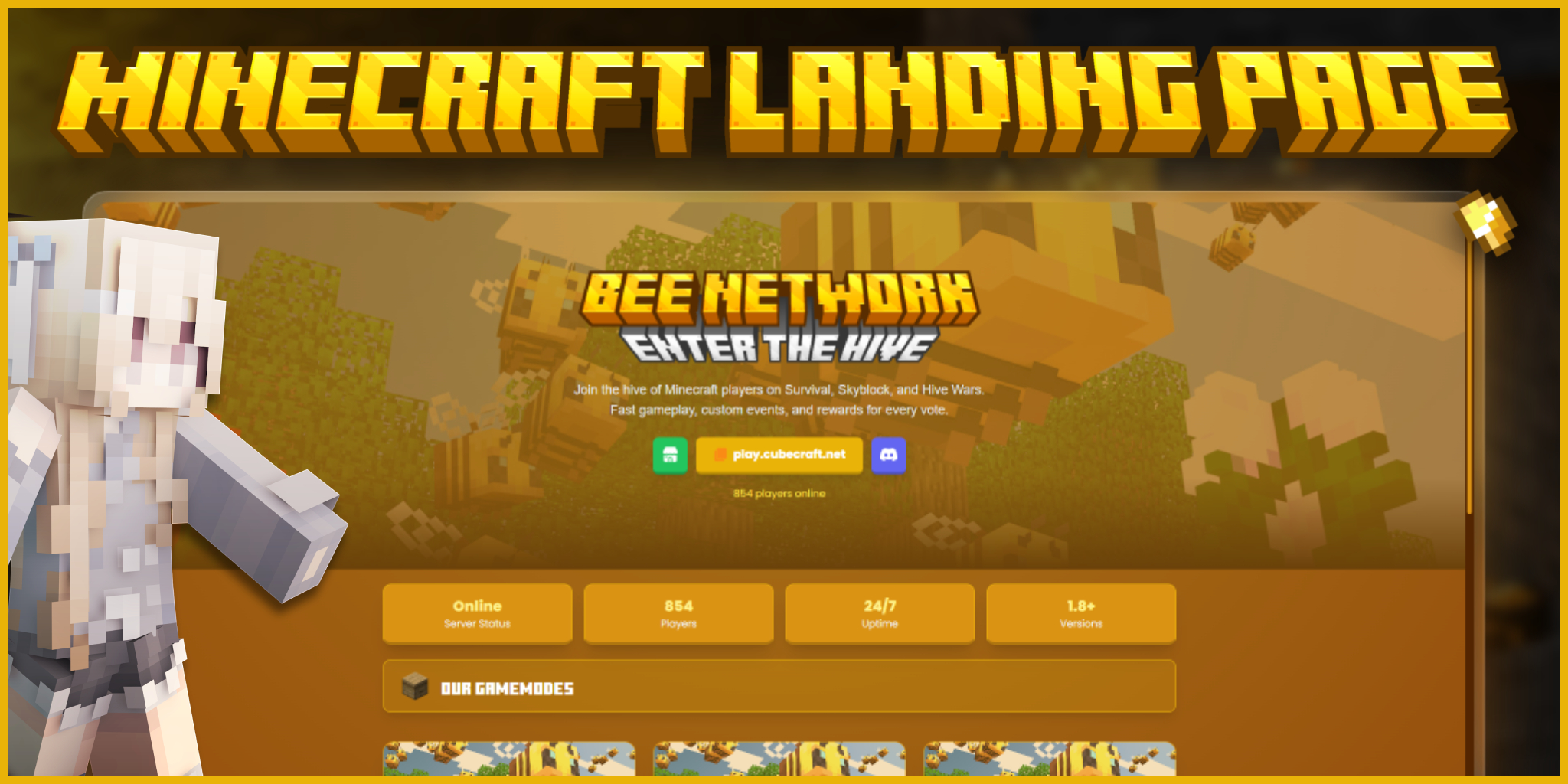 Minecraft Landing Thumbnail